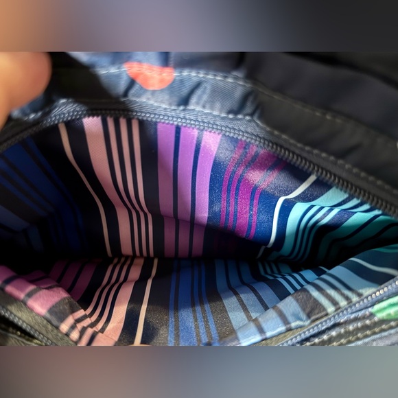 Lug Carousel XL Convertible RFID-Blocking Crossbody Bag Polka Dot Pattern - Picture 9 of 11